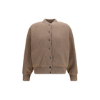 Brunello Cucinelli Beige Cashmere Bomber