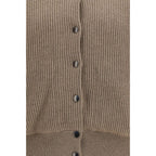 Brunello Cucinelli Beige Cashmere Bomber