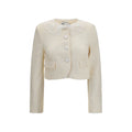 Self-Portrait Beige Polyester Full-Length Jacket Self-Portrait