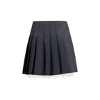 Self-Portrait Gray Polyamide Mini Skirt Self-Portrait