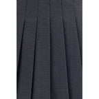 Self-Portrait Gray Polyamide Mini Skirt Self-Portrait