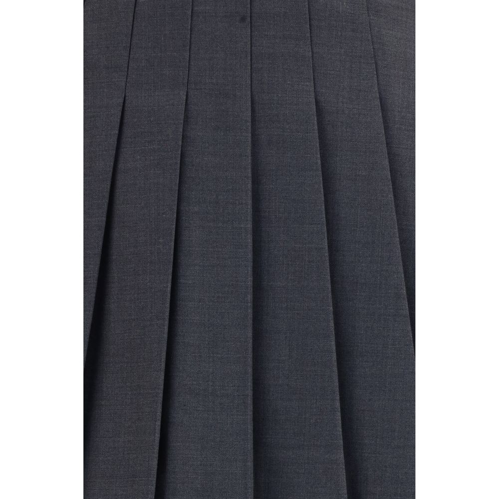 Self-Portrait Gray Polyamide Mini Skirt Self-Portrait