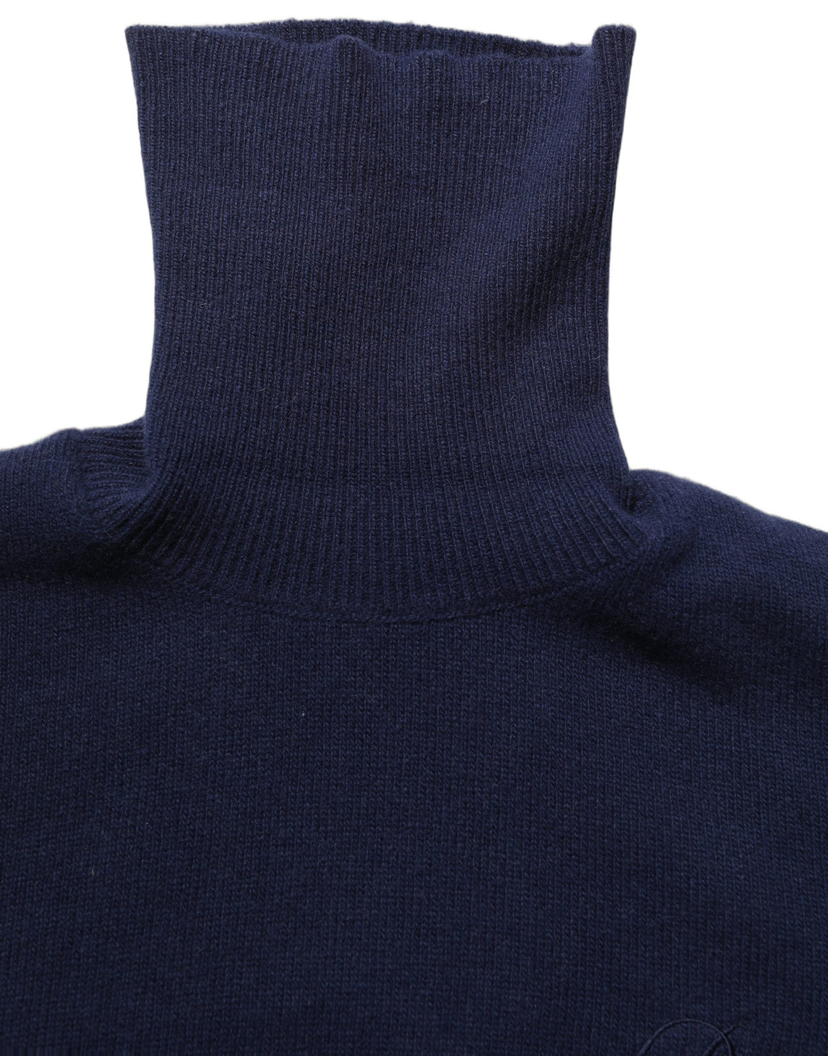 Dolce & Gabbana Blue Wool Knit Turtleneck Pullover Sweater Dolce & Gabbana