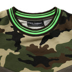 Dolce & Gabbana Multicolor Camouflage Sweatshirt Men Sweater Dolce & Gabbana