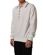 Dolce & Gabbana Black Leaf Print Silk Men Crew Neck T-shirt Dolce & Gabbana