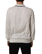 Dolce & Gabbana Black Leaf Print Silk Men Crew Neck T-shirt Dolce & Gabbana