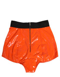 Dolce & Gabbana Orange Polyester Logo High Waist Girdle Underwear Dolce & Gabbana