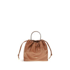 Chloé brown lamb leather Ovis Aries shoulder bag with shoulder strap and minimalist design.
