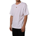 Dolce & Gabbana White Metal DG Logo Short Sleeves T-shirt Dolce & Gabbana