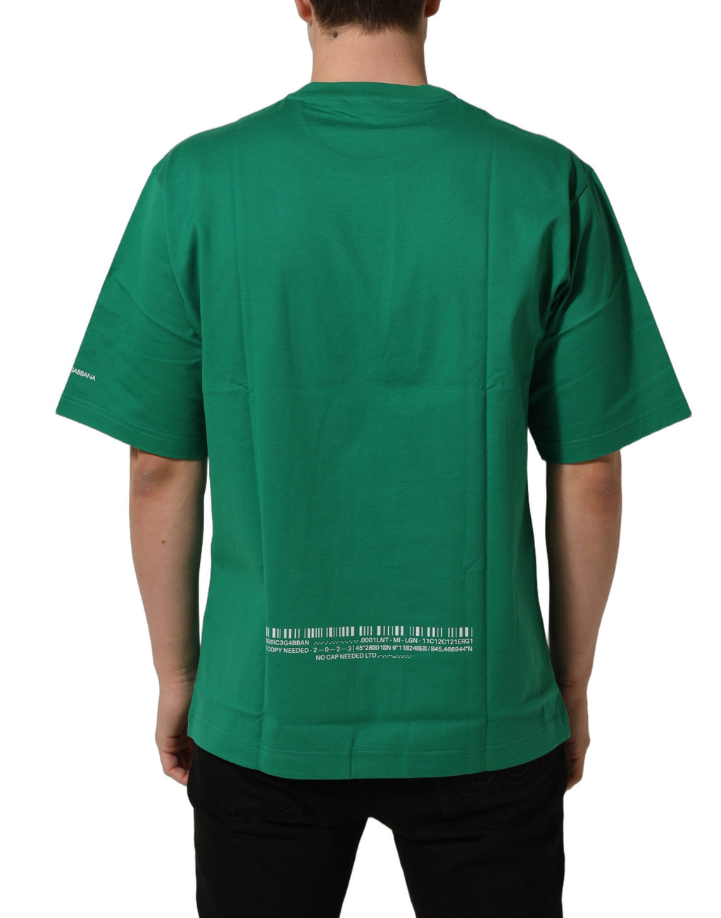 Dolce & Gabbana Green Cotton DGVIB3 Print Crew Neck T-shirt Dolce & Gabbana