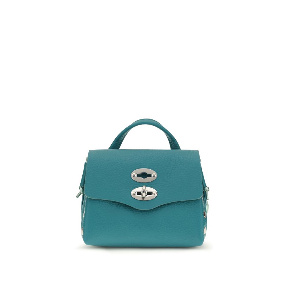 Zanellato Bicolor Calf Leather Bos Taurus Shoulder Bag Zanellato