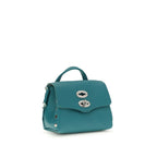 Zanellato Bicolor Calf Leather Bos Taurus Shoulder Bag Zanellato