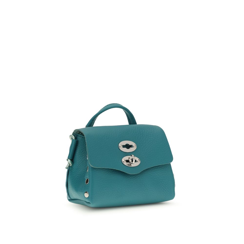 Zanellato Bicolor Calf Leather Bos Taurus Shoulder Bag Zanellato