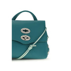 Zanellato Bicolor Calf Leather Bos Taurus Shoulder Bag Zanellato