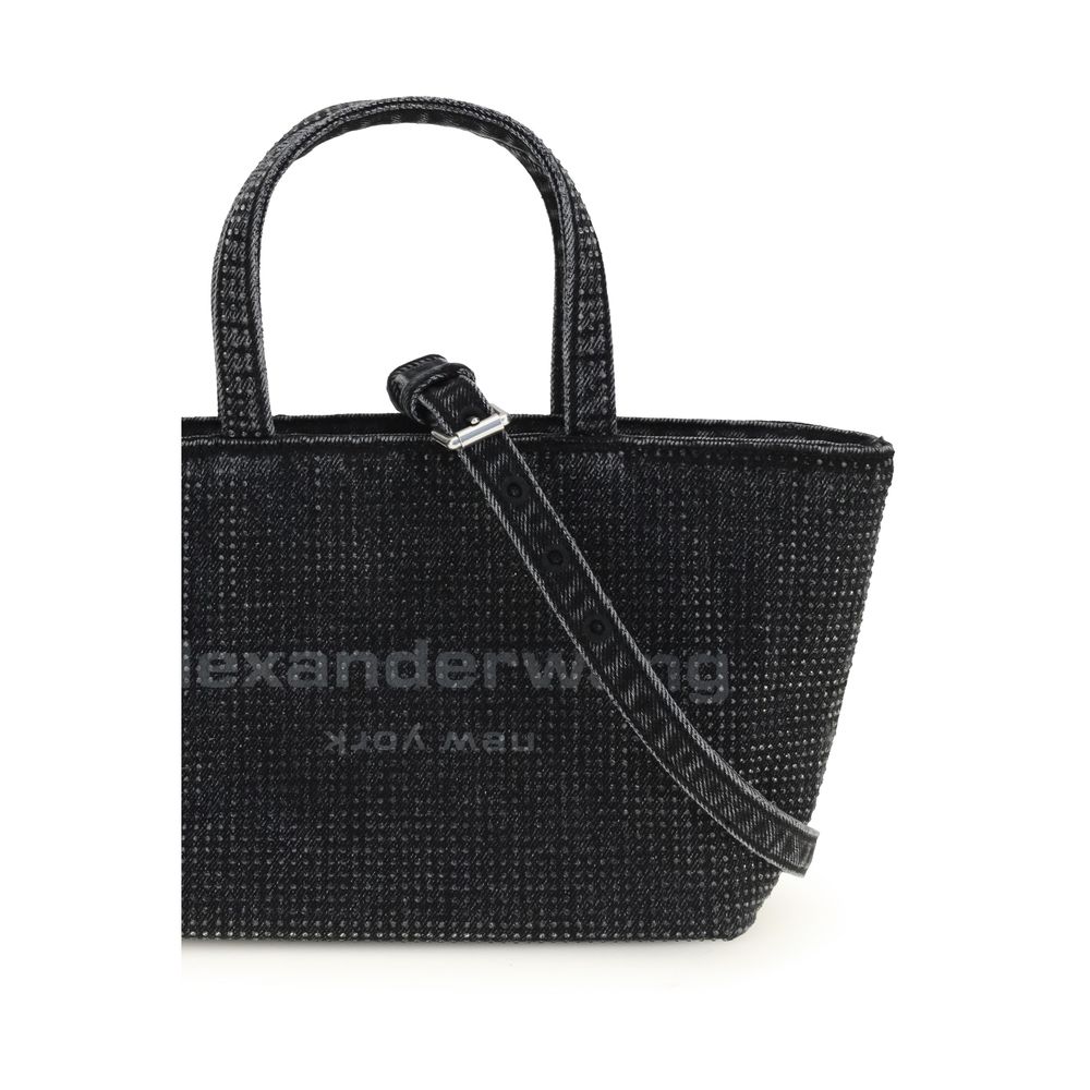 Alexander Wang Gray Cotton Shoulder Bag Alexander Wang