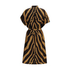 Ferragamo Multicolor Viscose Casual Dress Ferragamo