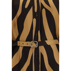 Ferragamo Multicolor Viscose Casual Dress Ferragamo