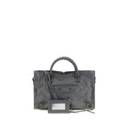 Balenciaga Gray Lamb Ovis Aries Handbag
