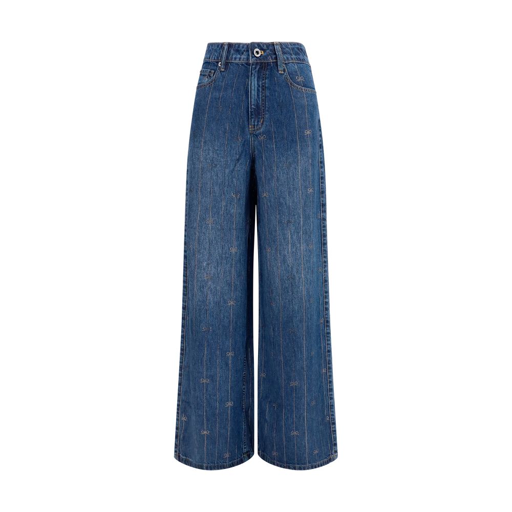 Self-Portrait Blue Lyocell Jeans Denim Self-Portrait