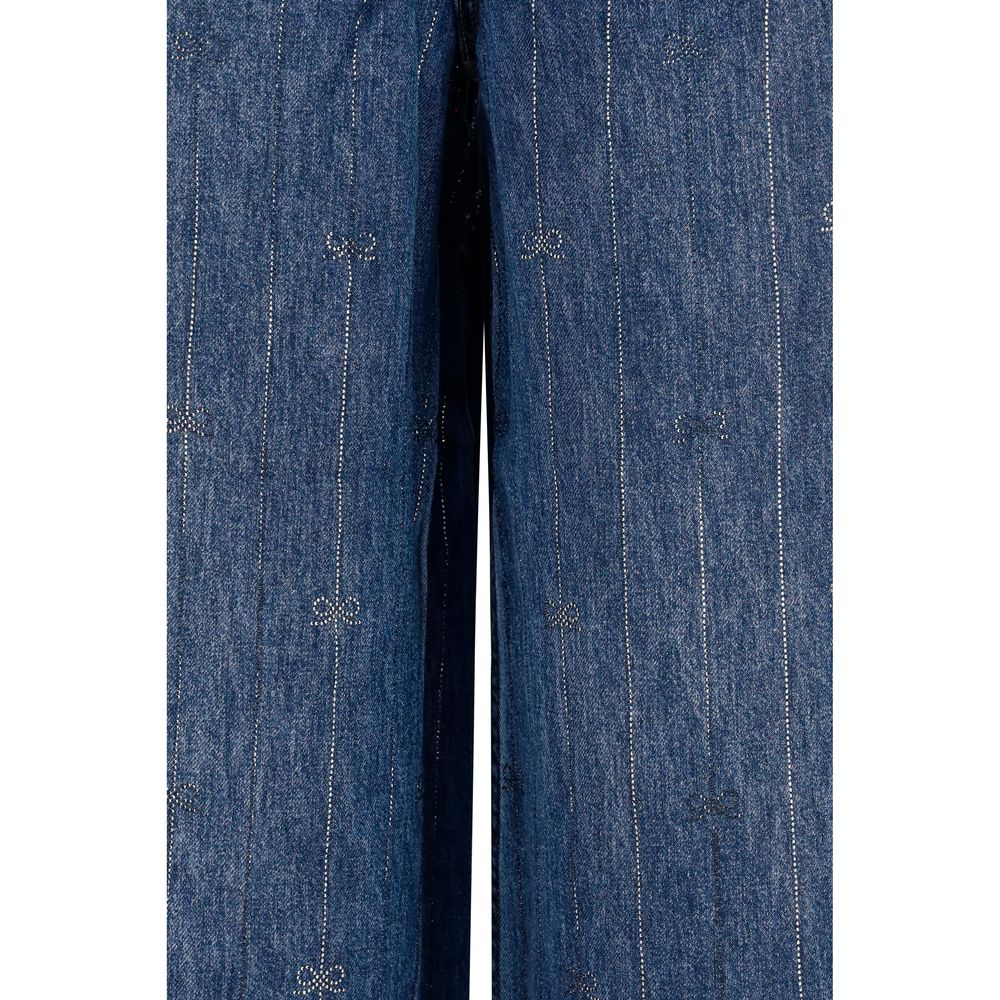 Self-Portrait Blue Lyocell Jeans Denim Self-Portrait