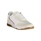 Tommy Hilfiger White Polyurethane Men's Sneaker Tommy Hilfiger