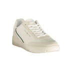 Tommy Hilfiger White Polyurethane Men's Sneaker Tommy Hilfiger