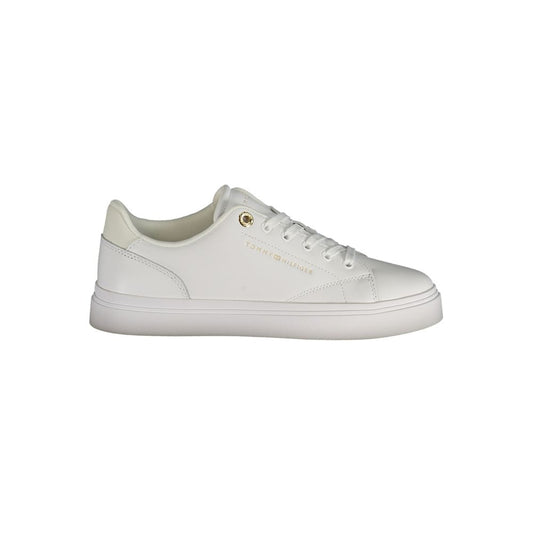 Tommy Hilfiger Bianco Polyurethane Donna Sneaker Tommy Hilfiger