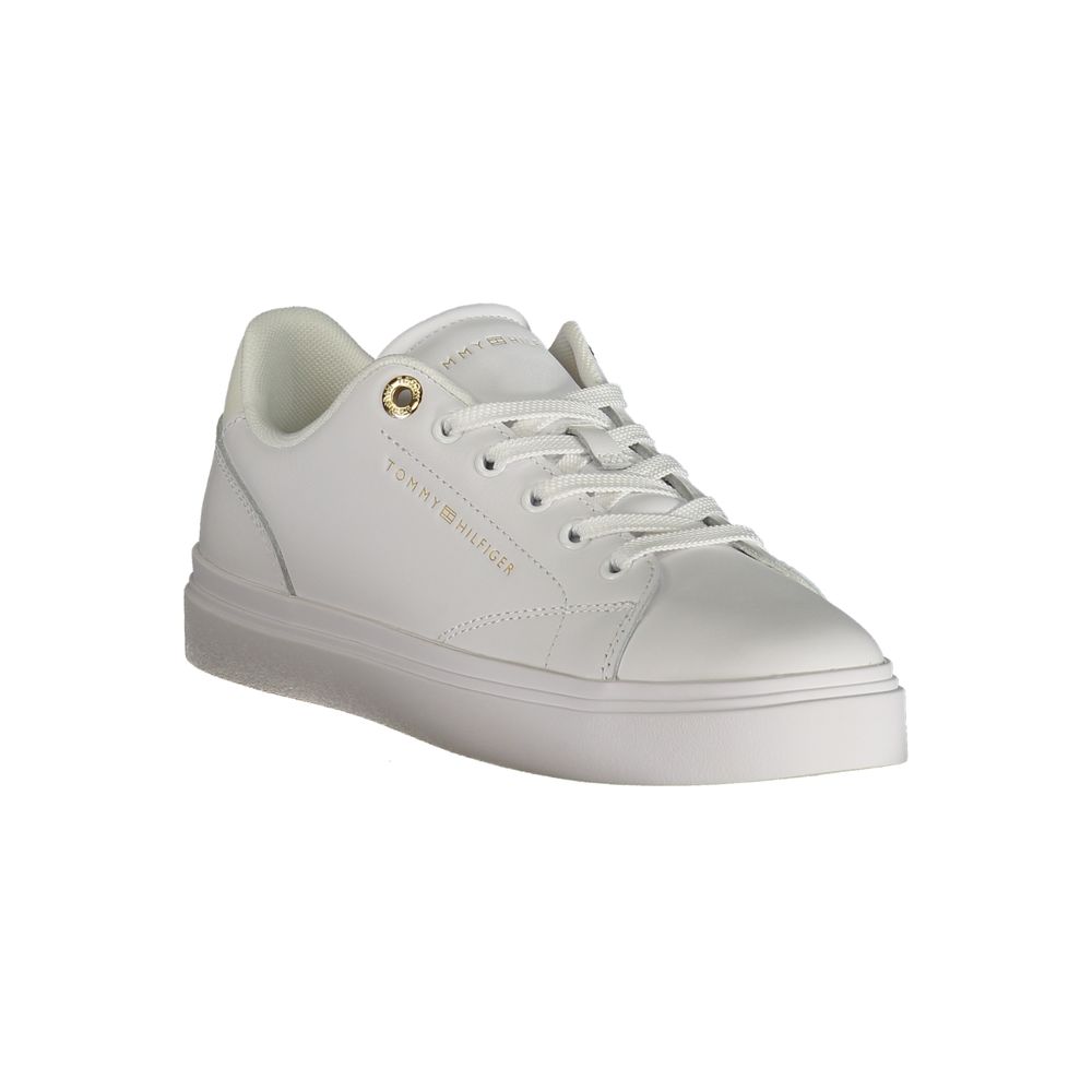 Tommy Hilfiger Bianco Polyurethane Donna Sneaker Tommy Hilfiger