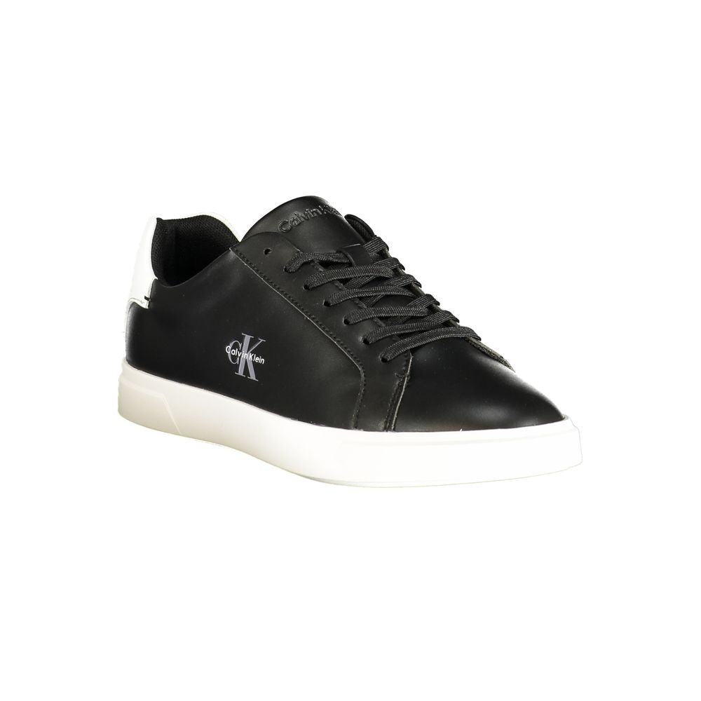 Calvin Klein Black Polyurethane Womens Sneaker Calvin Klein