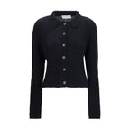 Our Legacy Black Alpaca Vicugna Pacos Polo Shirt