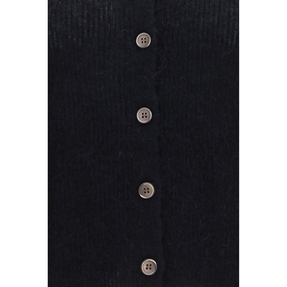 Our Legacy Black Alpaca Vicugna Pacos Polo Shirt