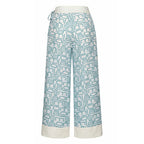 Malo Blue Silk Women's Pants
