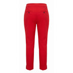 Malo Red Cotton Women Pants