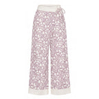 Malo Purple Silk Women Pants