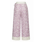 Malo Purple Silk Women Pants