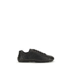 Prada Black Lamb Ovis Aries Aries Low Top Sneakers