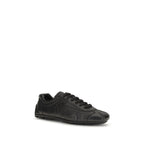 Prada Black Lamb Ovis Aries Aries Low Top Sneakers