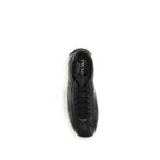 Prada Black Lamb Ovis Aries Aries Low Top Sneakers