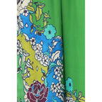 Alemais multicolor silk casual pants with a relaxed fit, featuring vibrant patterns and lightweight, luxurious fabric.