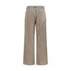 Agolde Brown Cotton Casual Pants Agolde