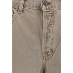 Agolde Brown Cotton Casual Pants Agolde