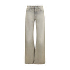 Our Legacy Gray Cotton Straight-Leg Jeans