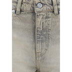 Our Legacy Gray Cotton Straight-Leg Jeans