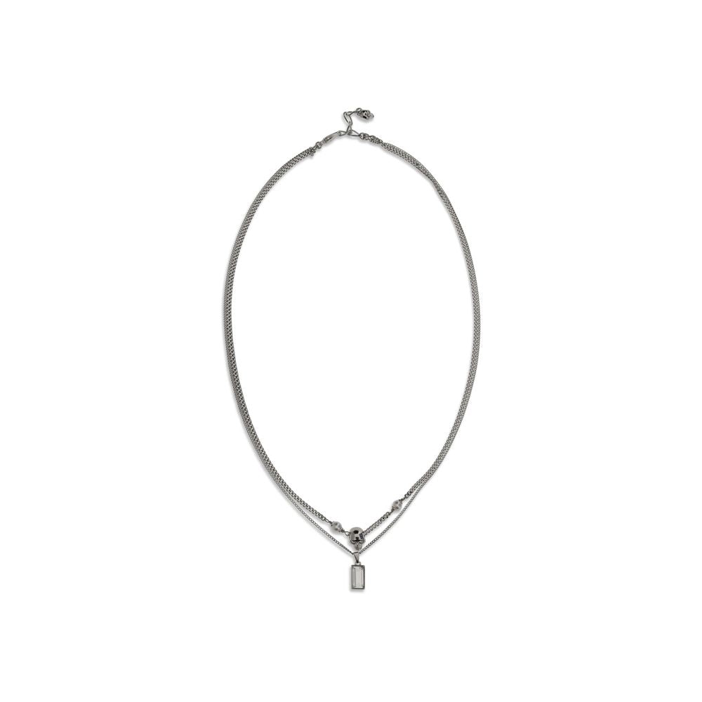 Alexander McQueen Silver Brass Necklace Alexander McQueen