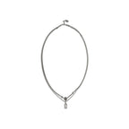 Alexander McQueen Silver Brass Necklace Alexander McQueen
