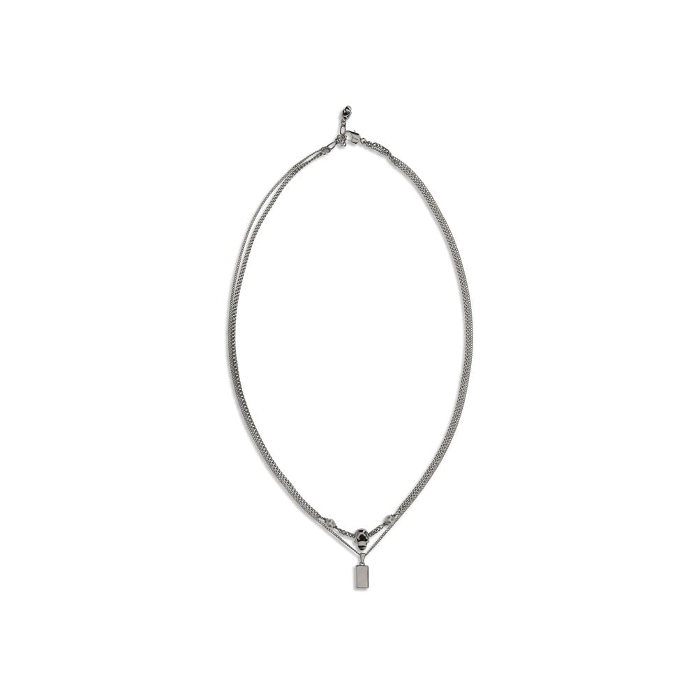 Alexander McQueen Silver Brass Necklace Alexander McQueen