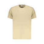 Calvin Klein Beige Cotton Men's T-Shirt Calvin Klein