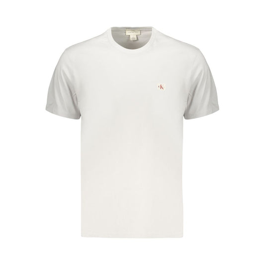 Calvin Klein Gray Cotton Men's T-Shirt Calvin Klein