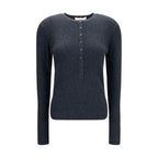 Lisa Yang Gray Cotton Sweatshirt