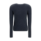 Lisa Yang Gray Cotton Sweatshirt